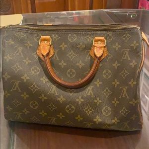 Authentic Louis Vuitton Monogram Speedy 30